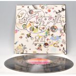 A vinyl long play LP record album by Led Zeppelin – Led Zep III – Original Atlantic 2nd U.K. Press –
