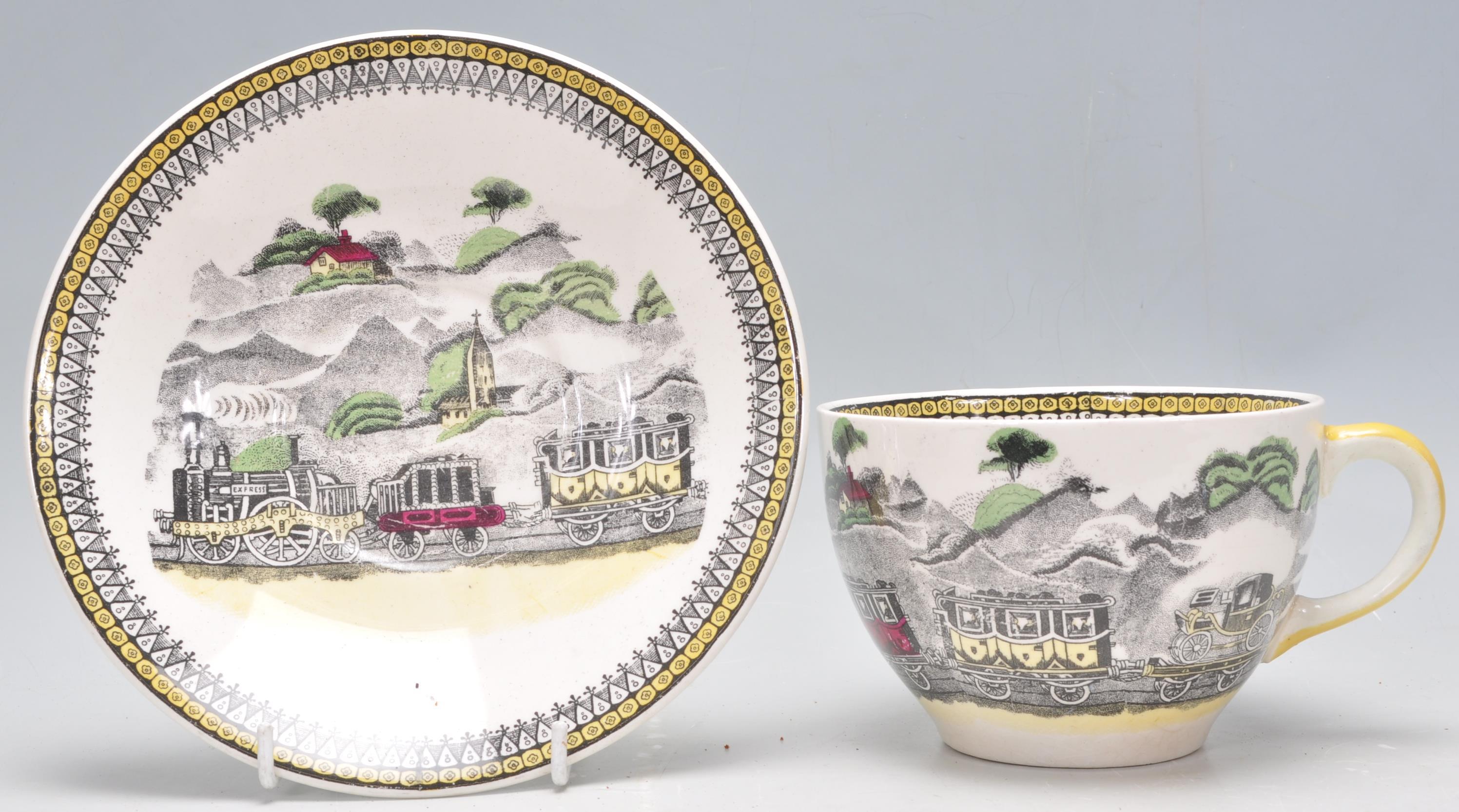 A collection of 19th Century ceramics to include a motto mug, transfer printed prattware plate and - Image 11 of 11
