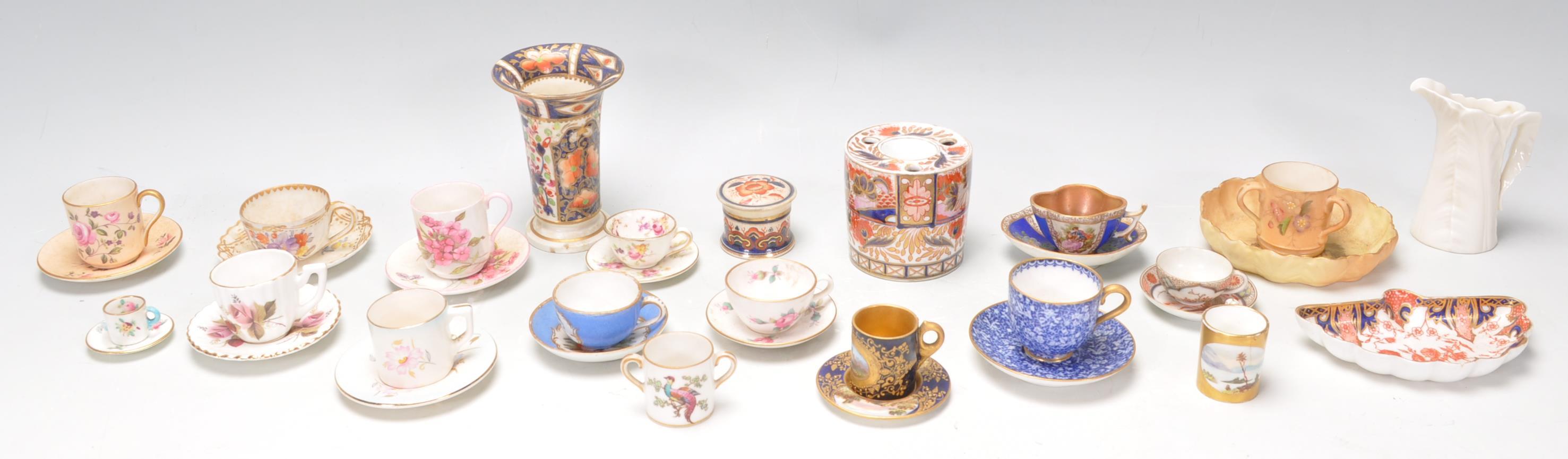 A collection of 18th century 19th and early 20th century ceramics to include Royal Crown Derby, - Image 2 of 25