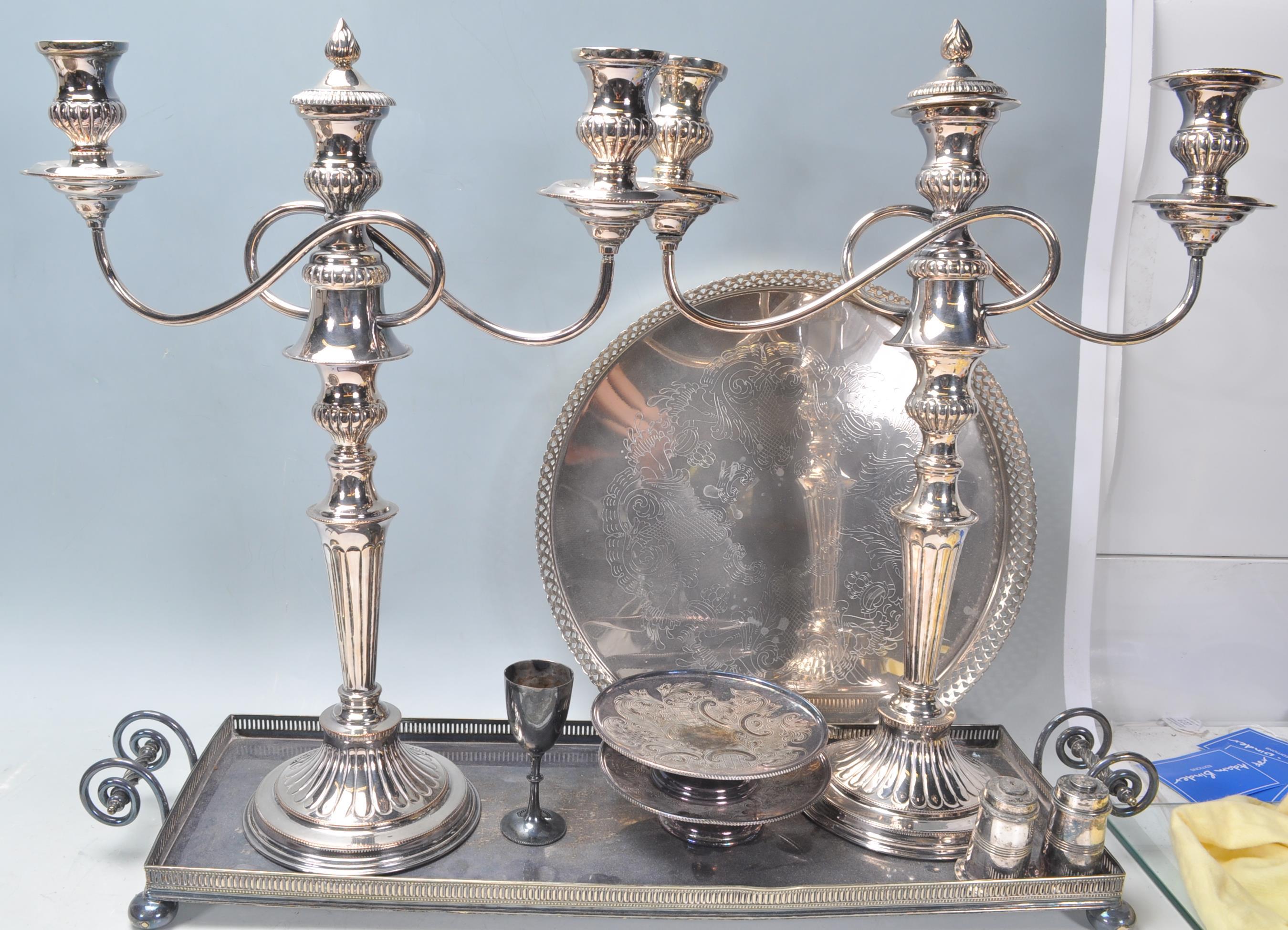 A good collection of 20th Century silver plated items to include boxed cutlery sets, tea and - Image 24 of 26