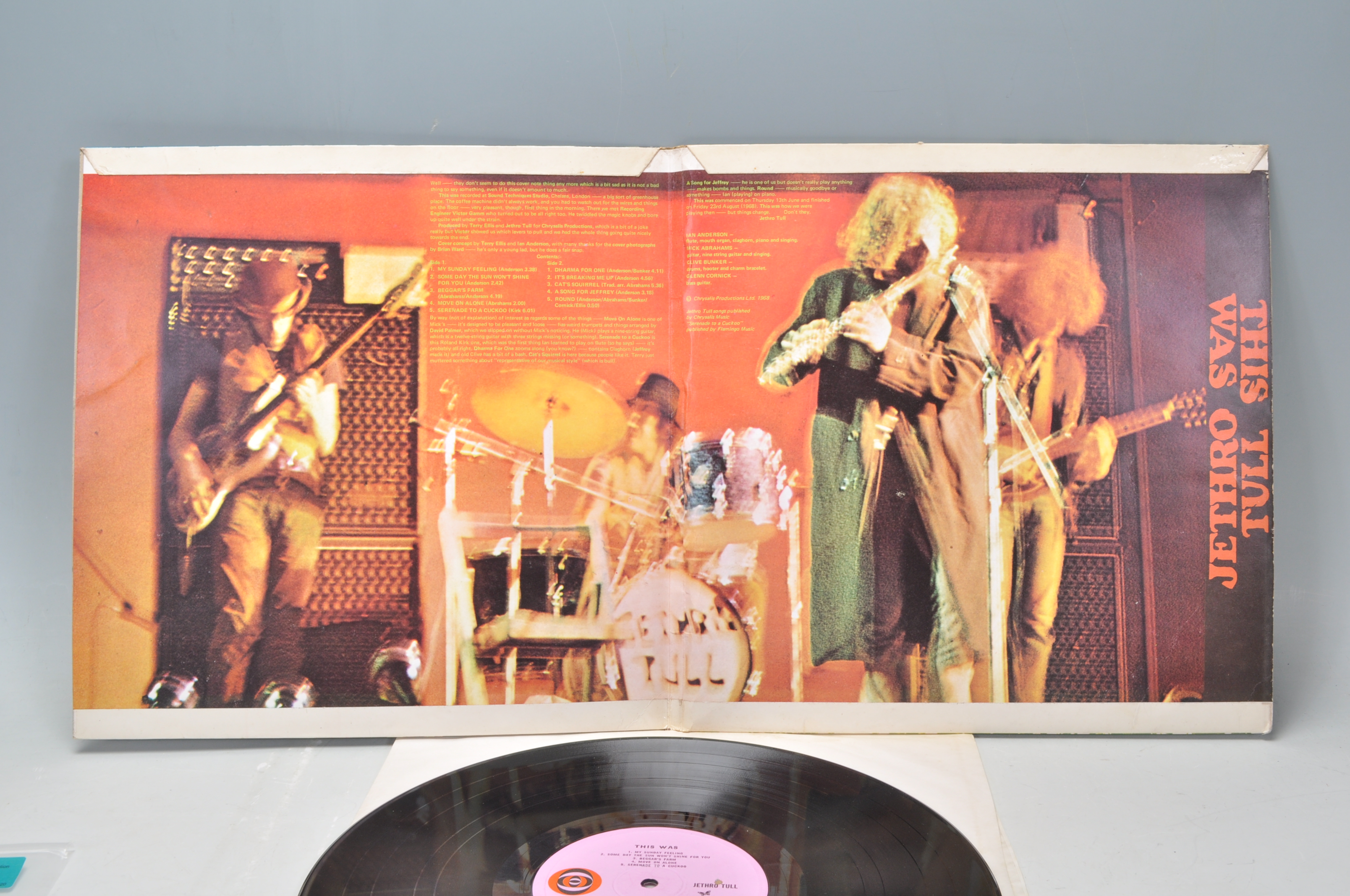 A vinyl long play LP record album by Jethro Tull – This Was – Original Island Records 1st U.K. Press - Image 5 of 5