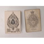 Two packs of vintage early 20th Century playing cards to include a set by De La Rue & Co London