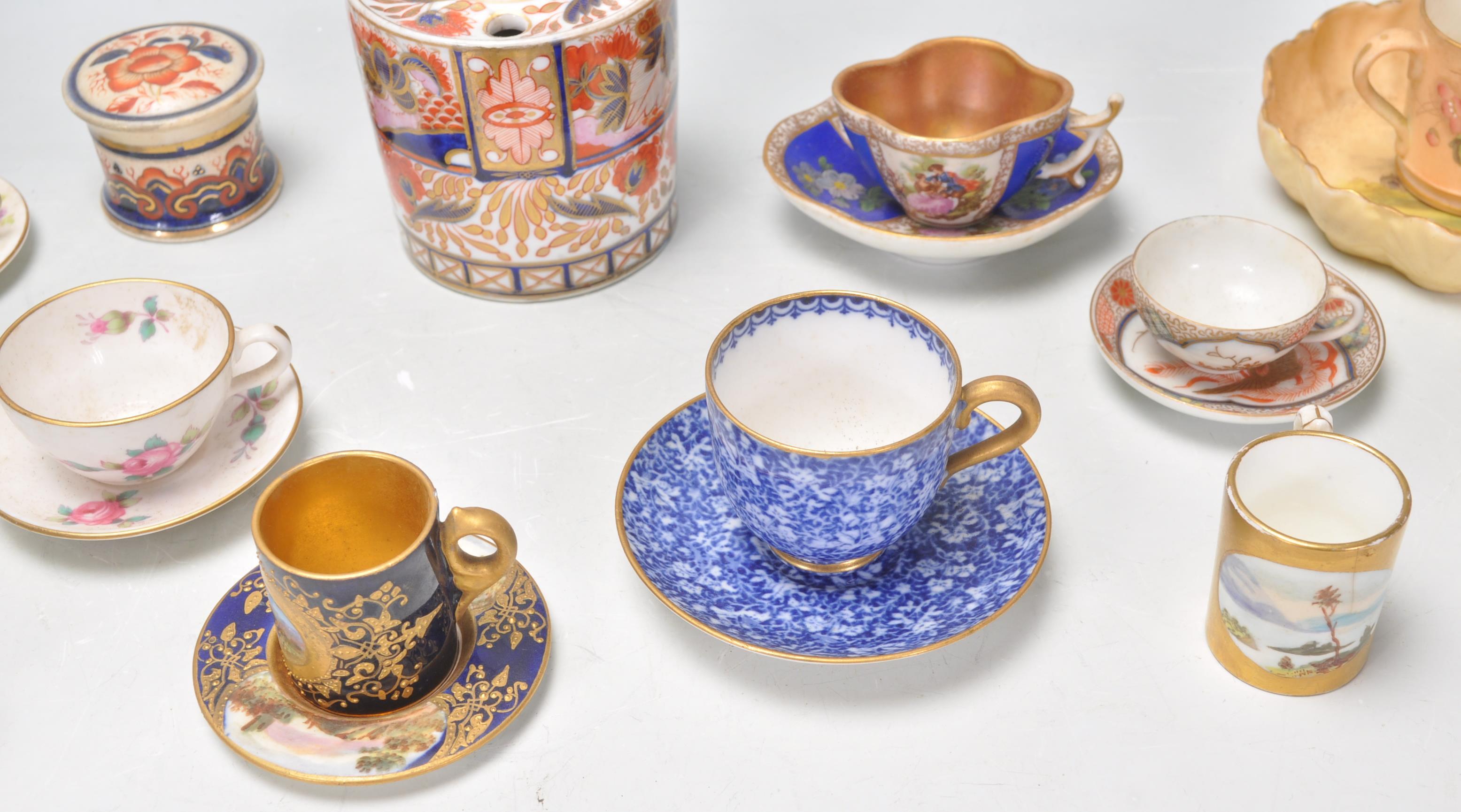 A collection of 18th century 19th and early 20th century ceramics to include Royal Crown Derby, - Image 8 of 25