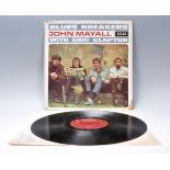 A vinyl long play LP record album by John Mayall And The Bluesbreakers – With Eric Clapton  –