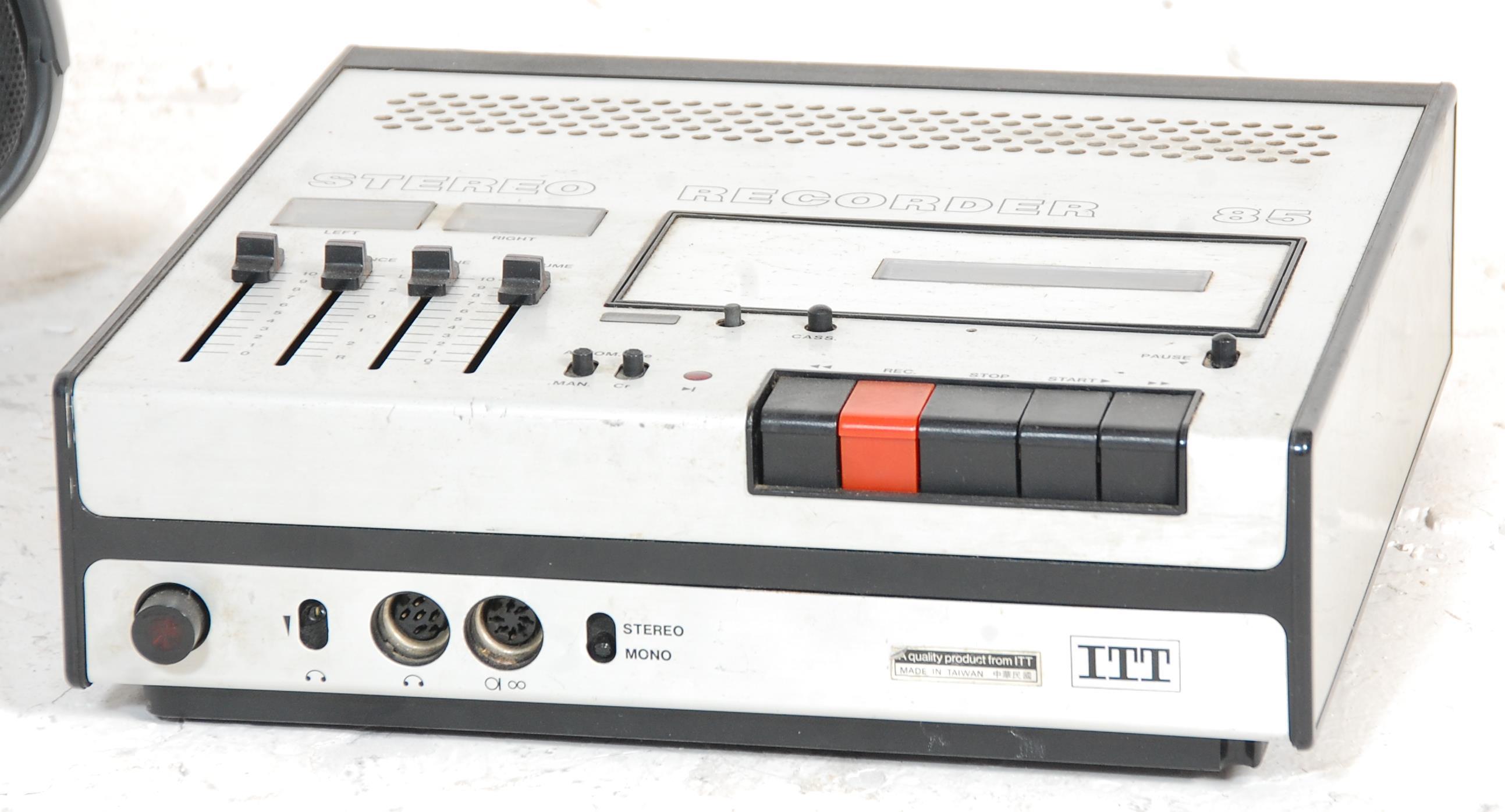 A group of three music players / recorders to include a Decca Legato cassette player / recorder, - Image 3 of 7