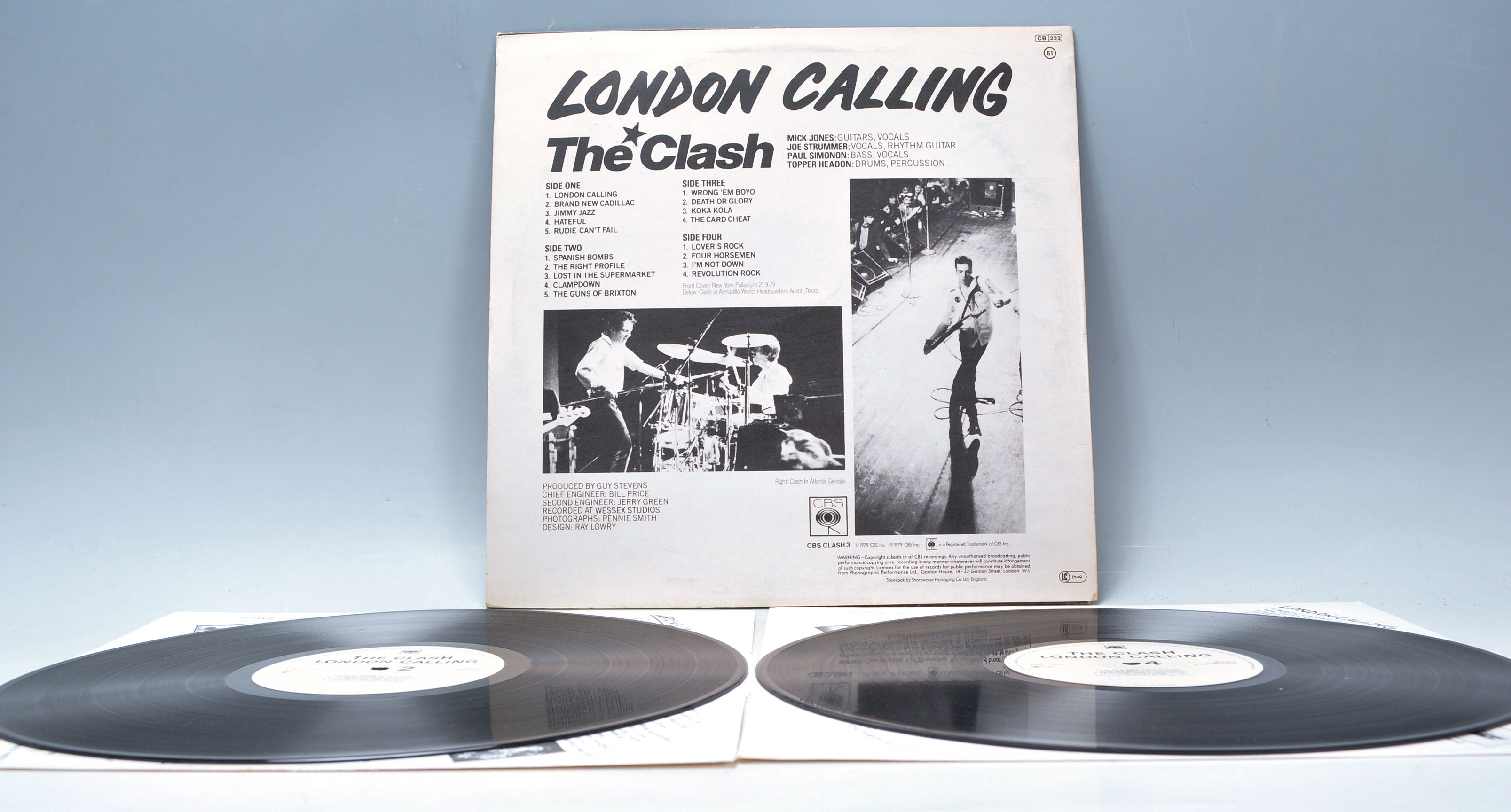 A double vinyl long play LP record album by The Clash – London Calling – Original CBS 1st U.K. Press - Image 4 of 6