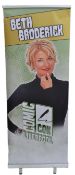 MONOPOLY EVENTS - AUTOGRAPHED BANNER - BETH BRODERICK