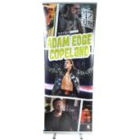 MONOPOLY EVENTS - AUTOGRAPHED BANNER - ADAM ' EDGE ' COPELAND