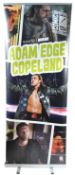 MONOPOLY EVENTS - AUTOGRAPHED BANNER - ADAM ' EDGE ' COPELAND