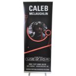 MONOPOLY EVENTS - AUTOGRAPHED BANNER - CALEB MCLAUGHLIN