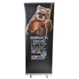 MONOPOLY EVENTS - AUTOGRAPHED BANNER - WARWICK DAVIS