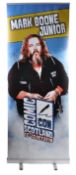 MONOPOLY EVENTS - AUTOGRAPHED BANNER - MARK BOONE JUNIOR