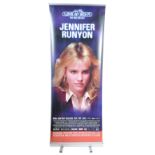 MONOPOLY EVENTS - AUTOGRAPHED BANNER - JENNIFER RUNYON