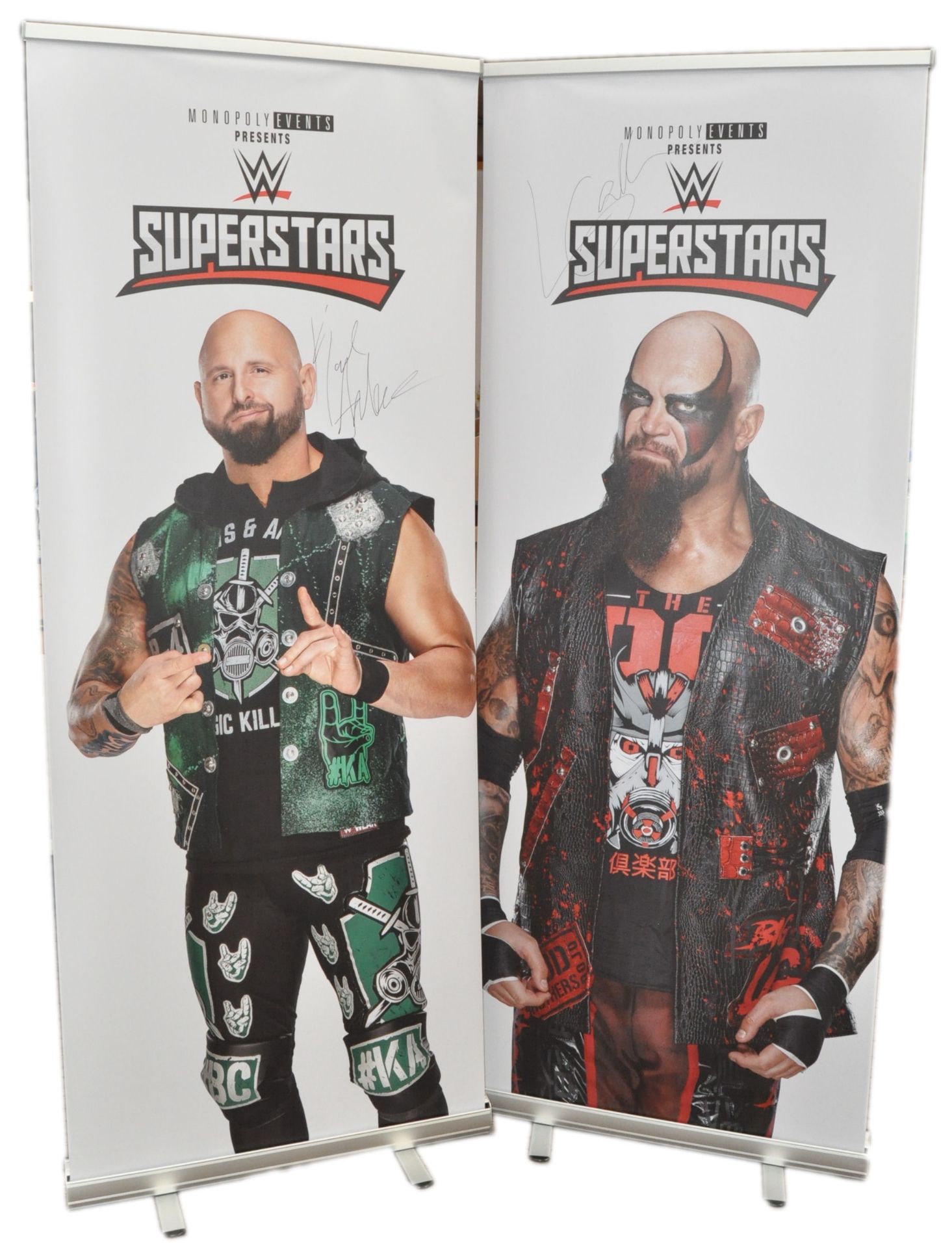 MONOPOLY EVENTS - AUTOGRAPHED BANNER - GALLOWS AND ANDERSON