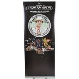 MONOPOLY EVENTS - AUTOGRAPHED BANNER - SYLVESTER MCCOY