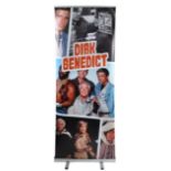 MONOPOLY EVENTS - AUTOGRAPHED BANNER - DIRK BENEDICT