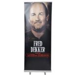 MONOPOLY EVENTS - AUTOGRAPHED BANNER - FRED DEKKER