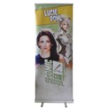 MONOPOLY EVENTS - AUTOGRAPHED BANNER - LUCIE POHL