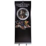 MONOPOLY EVENTS - AUTOGRAPHED BANNER - HERBERT JEFFERSON JR