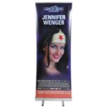 MONOPOLY EVENTS - AUTOGRAPHED BANNER - JENNIFER WENGER