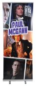 MONOPOLY EVENTS - AUTOGRAPHED BANNER - PAUL MCGANN