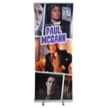 MONOPOLY EVENTS - AUTOGRAPHED BANNER - PAUL MCGANN