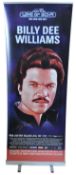 MONOPOLY EVENTS - AUTOGRAPHED BANNER - BILLY DEE WILLIAMS