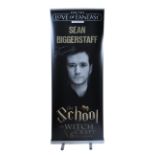 MONOPOLY EVENTS - AUTOGRAPHED BANNER - SEAN BIGGERSTAFF