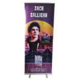 MONOPOLY EVENTS - AUTOGRAPHED BANNER - ZACH GALLIGAN