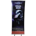 MONOPOLY EVENTS - AUTOGRAPHED BANNER - BRIAN MUIR