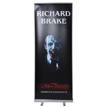 MONOPOLY EVENTS - AUTOGRAPHED BANNER - RICHARD BRAKE