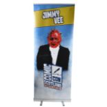 MONOPOLY EVENTS - AUTOGRAPHED BANNER - JIMMY VEE