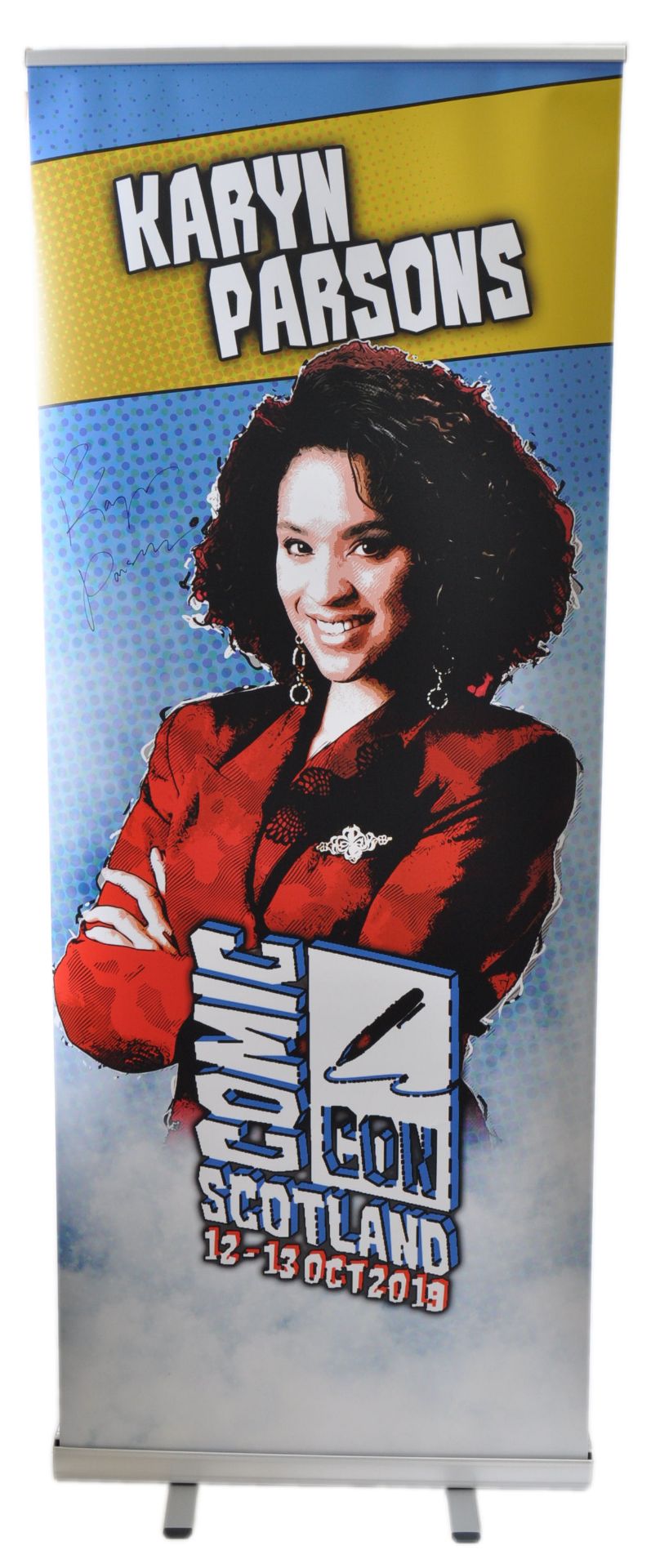 MONOPOLY EVENTS - AUTOGRAPHED BANNER - KARYN PARSONS