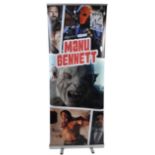 MONOPOLY EVENTS - AUTOGRAPHED BANNER - MANU BENNETT