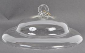 ANTIQUE VICTORIAN HAND BLOWN GLASS SMOKE BELL