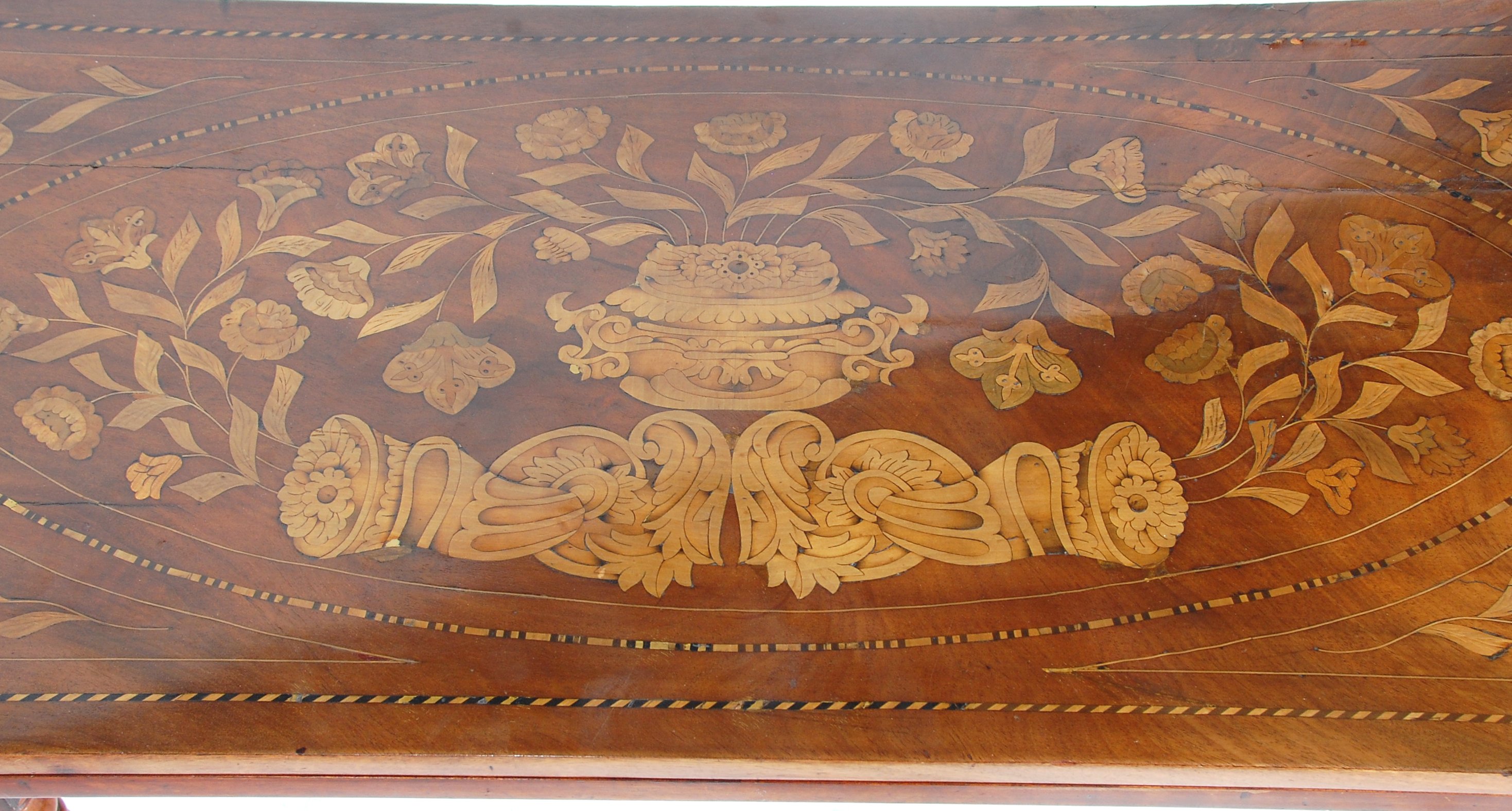 EARLY 19TH CENTURY ANTIQUE WALNUT CARD GAMES TABLE - Image 3 of 6