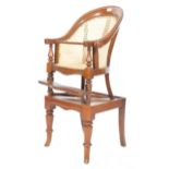 19TH CENTURY VICTORIAN ENGLISH ANTIQUE HIGH CHAIR