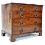 18TH CENTURY GEORGE III MAHOGANY BACHELORS CHEST O