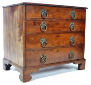 18TH CENTURY GEORGE III MAHOGANY BACHELORS CHEST O