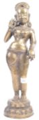 EARLY 20TH CENTURY BRASS TIBETAN STATUE FIGURINE