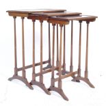 19TH CENTURY FLAME SET OF NESTING TABLES