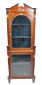 EARLY 19TH CENTURY FRENCH EMPIRE MAHOGANY CORNER C