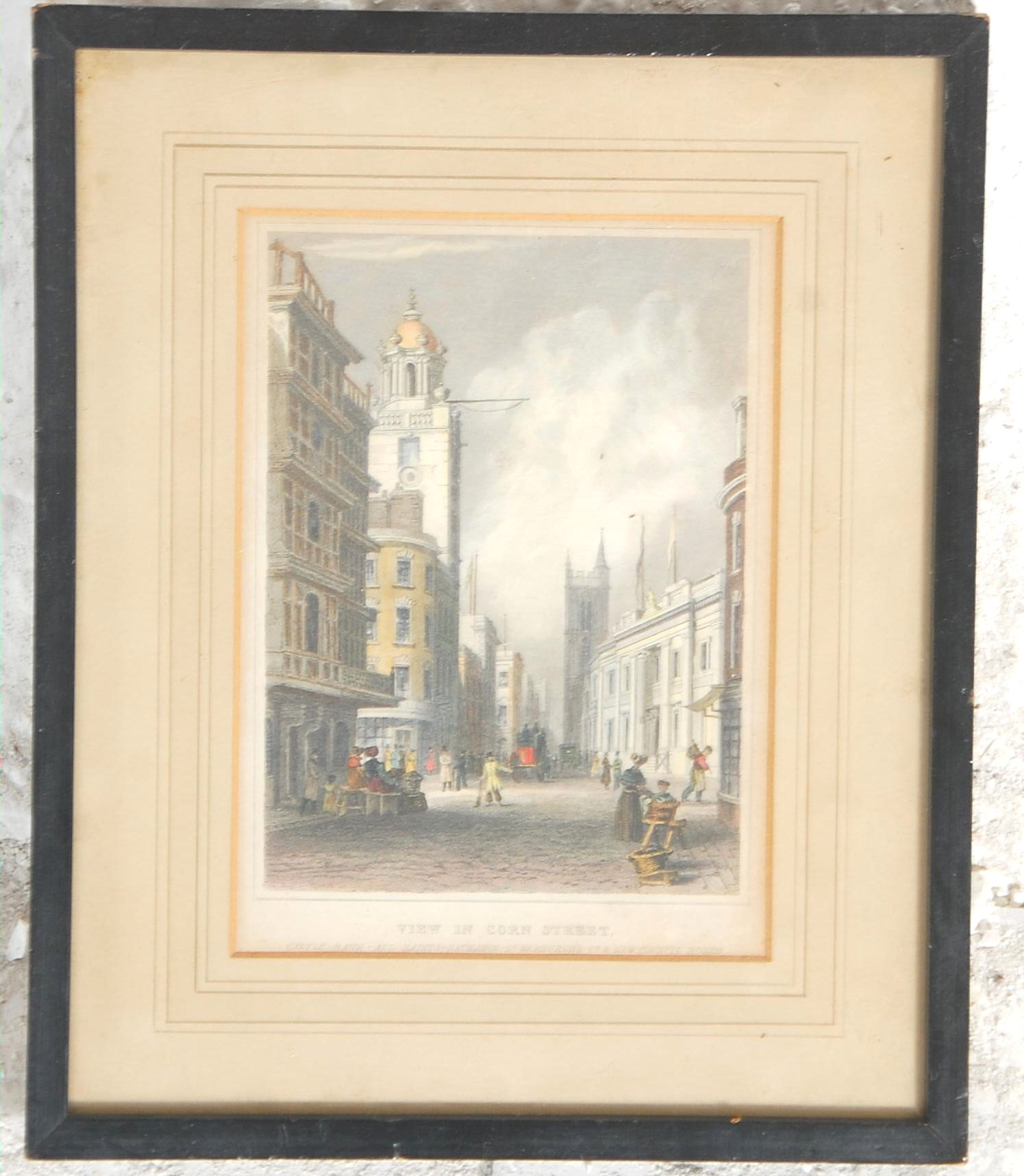 A group of six framed and glazed etchings dating from the early 20th Century with some coloured - Image 7 of 14