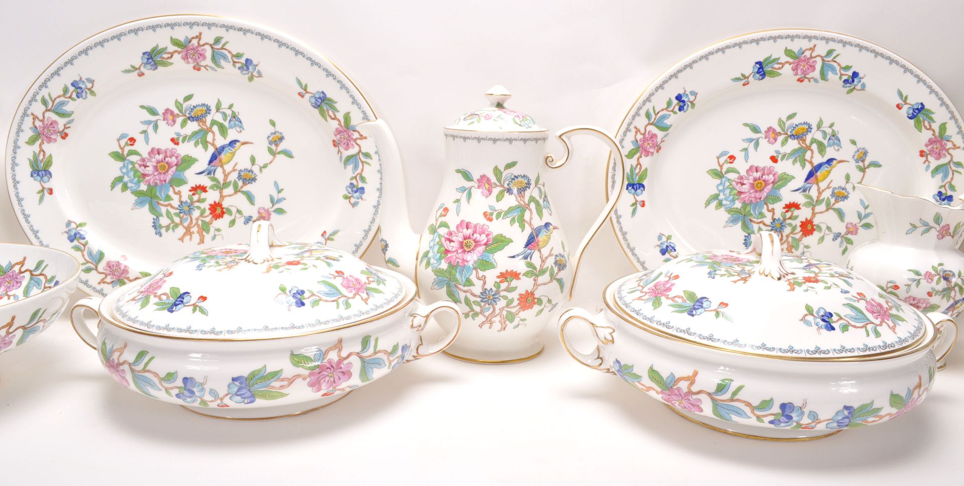 Aynsley Pembroke - A Bone China English part dinner / tea and coffee service by Aynsley hand painted - Bild 23 aus 29