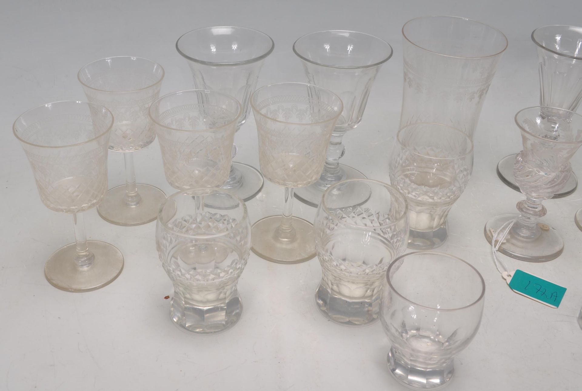 A good group of Antique drinking glasses dating fr - Bild 2 aus 7