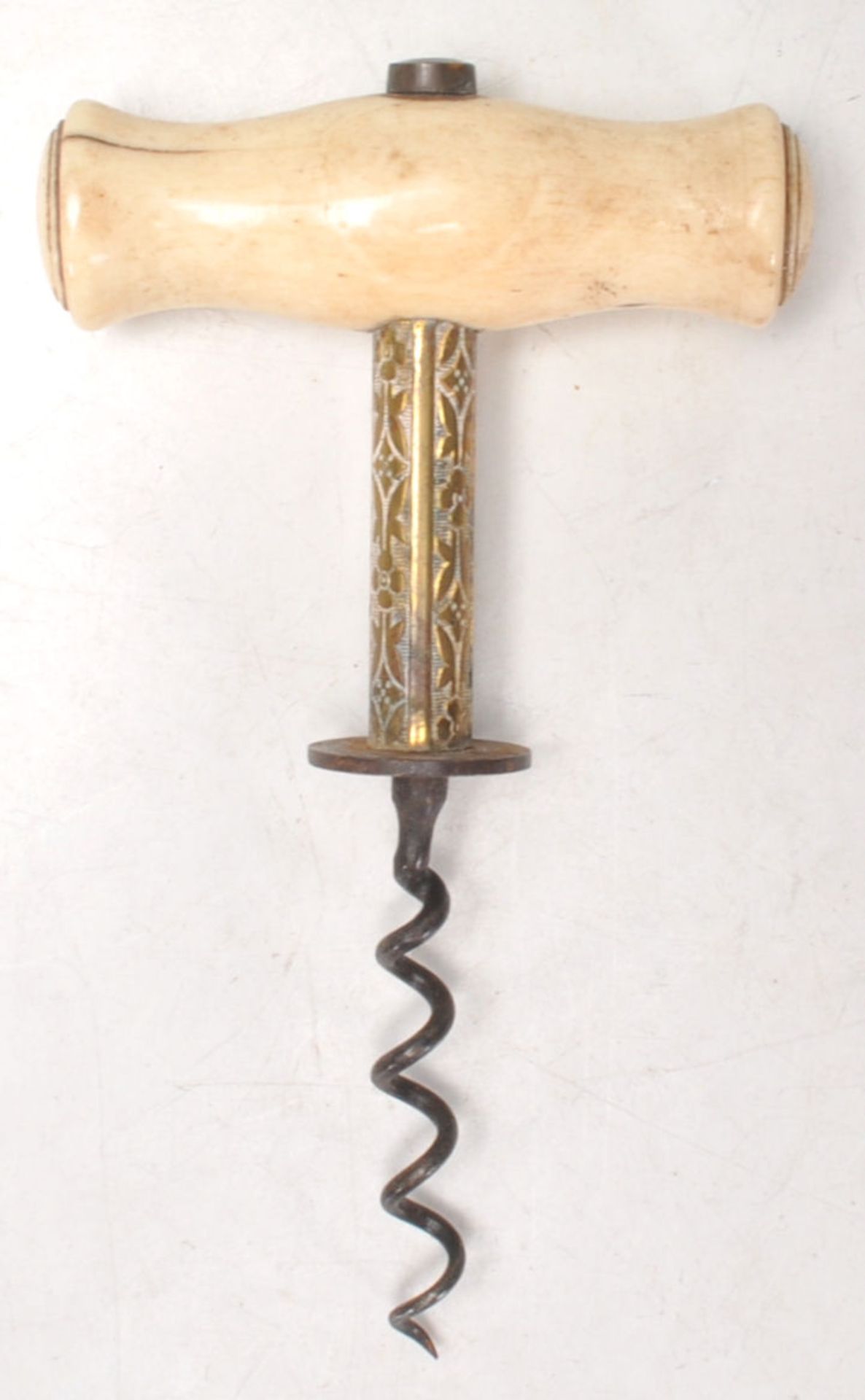 A 19th Century antique bone handled corkscrew havi - Image 5 of 7