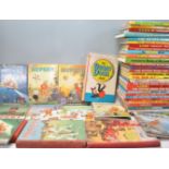 A good mixed collection vintage boys Annuals and books to include Rupert Bear annuals, Bugs Bunny,