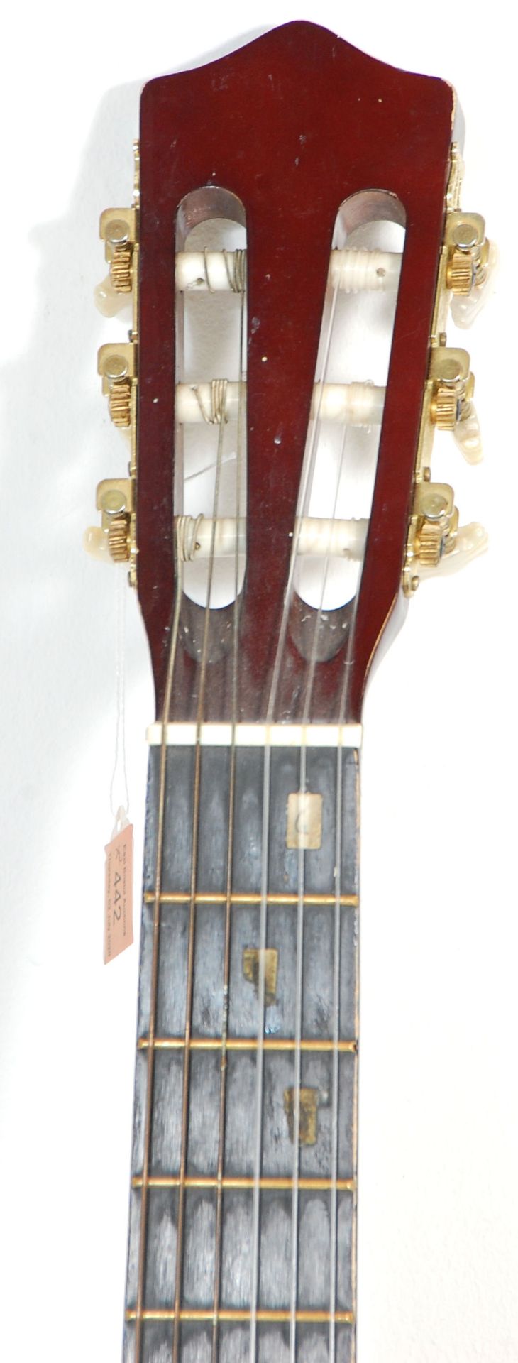 Two vintage six string acoustic guitars. One being a Hispot model 9625 NA and the other a - Bild 5 aus 8