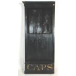 A 19th century Victorian shop haberdashery  display unit / display cupboard having a glazed door