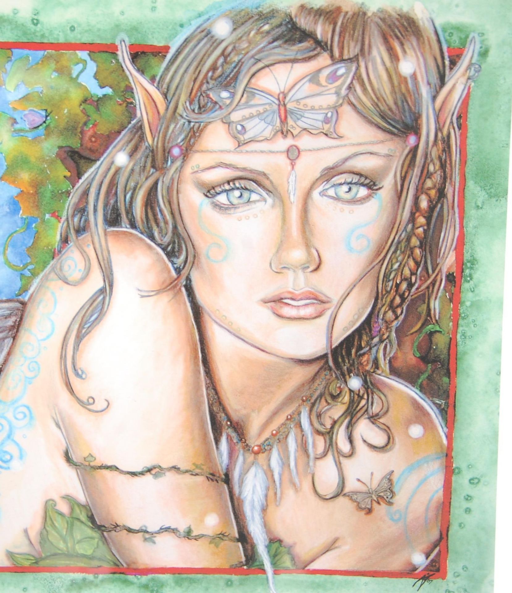 A group of three framed and glazed fairy prints by Antonie to include 'Water Dreaming' signed in - Bild 5 aus 25